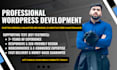 create  mobile responsive wordpress website design and store
