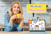 do all website migration like wordpress,wix etc