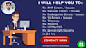 provide expert PHP and laravel bug fixing and custom feature development