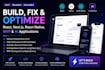 optimize, or build your react, nextjs, react native fullstack ai apps