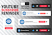 create outstanding youtube subscribe and bell animation