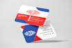 design business card with two concepts