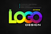 design 2 creative logo with unlimited revisions