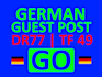 guest post backlink on german high performance seo website