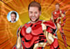 draw your photo into amazing cartoon superhero character