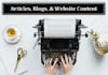 write professional articles or website content for you
