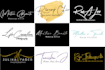 create luxury handwritten, signature fashion cosmetics and watermark logo