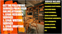research and write on any law topic