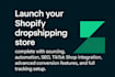 create a high converting, profitable shopify dropshipping store