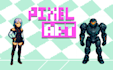 do 8 bit pixel art animation and sprite sheet for games
