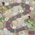 create a detailed and beautiful board game illustration