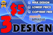 do bulk custom  tshirt designs for merch by amazon