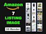 make 3d amazon listing images