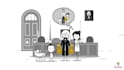 create 2d stick figure style cartoon animation