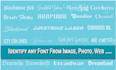 find and identify any font typeface