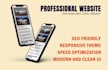 make a minimal, clean, functional and responsive website