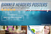 design a stunning professional banner ad, header or flyer