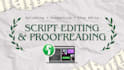 proofread, polish, and edit your screenplay