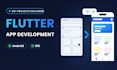 develop flutter mobile app for android and ios