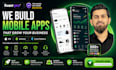 do mobile app development ios app android app with react native flutter ai app