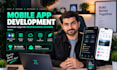 do mobile app development ios app android app with react native flutter ai app