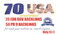 do manually create 70 high pr backlinks
