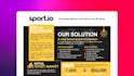 design a modern one pager or a executive summary