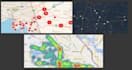 develop maps solutions using google maps, azure maps,leaflet