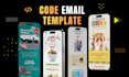 code editable mailchimp and klaviyo html email template for email marketing