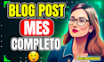 write 30 blog post spanish SEO monthly blogging