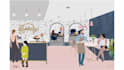 architectural rendering in post digital style