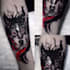 draw trash polka tattoo design