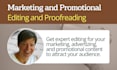 edit and proofread your marketing and promotional materials