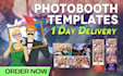 create amazing photobooth templates and photo booth overlays
