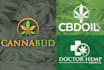 do unique medical cannabis,weed marijuana, hemp cbd oil logo