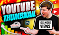 create viral youtube thumbnail design for you
