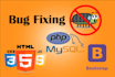 bugs fix in php