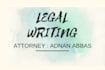 do legal research, writing, and drafting including contract