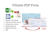 create interactive fillable PDF form