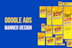 make google ad banner html animation, static and gif