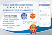 create chatbot using manychat chatfuel along with zapier