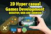 make 2d games hyper casual games with HD quality 2d games