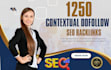 build 1250 HQ contextual seo dofollow backlinks in 3 days