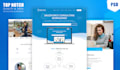 do website for business design in figma and photoshop
