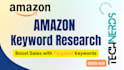 do amazon keyword research to increase sales