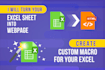 convert excel to online web application