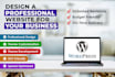 make professional wordpress website