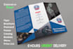 do the urgent flyer, brochure or postcard design within 6 hr