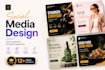 design social media posts and ads for your brand