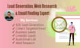 do b2b lead generation, web research and find targeted email